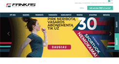 Desktop Screenshot of fankas.lt